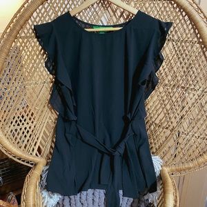 Black Dip blouse